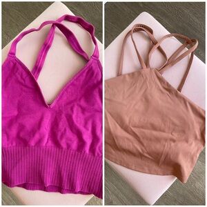 Pink Workout Tops Set (2)